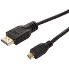 AQ HDMI kabel HDMI na micro HDMI, 1, 5 m (CV13015)