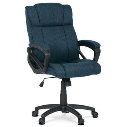 Autronic Kancelářská židle Kancelářská židle, modrá látka, černý kříž (KA-C707 BLUE2)