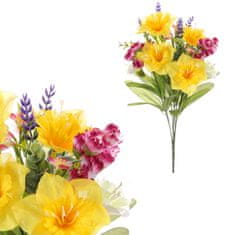 Autronic Mix umelých jarných kvetov v pugete