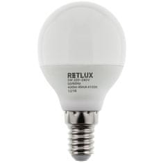 Retlux LED žiarovka RLL 269 G45 E14 miniG 6W CW