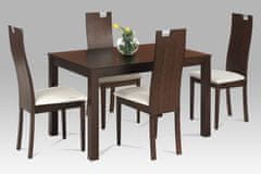 Autronic Drevený jedálenský stôl Jídelní stůl 120x75 cm, barva ořech (BT-6957 WAL)