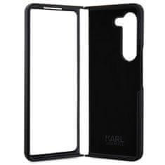 Karl Lagerfeld Kryt na mobil Liquid Silicone Ikonik NFT na Samsung Galaxy Z Fold 5 - černý