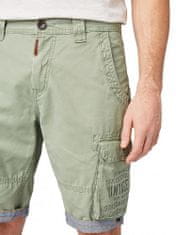 Tom Tailor  Pánske nohavice krátke Shorts pigment topped Zelená 30