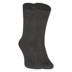 Tommy Hilfiger 2PACK pánske ponožky vysoké sivé (371111 030) - veľkosť M