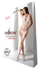 Passion Passion Bodystocking (BS079), bielé šaty sieťované