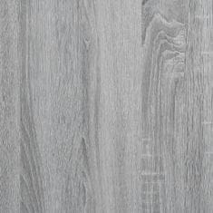 Vidaxl Lavička na topánky sivá sonoma 100x38,5x49 cm kompozitné drevo