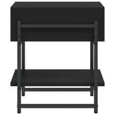 Vidaxl Konferenčný stolík čierny 40x40x45 cm kompozitné drevo