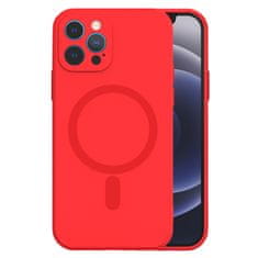 Protect Pouzdro Protect MagSilicone Case iPhone 13 Mini Červené