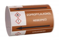 Traiva Páska na značenie potrubia Signus M25 - IZOPROPYLALKOHOL Samolepka 130 x 100 mm, délka 1,5 m, Kód: 26059