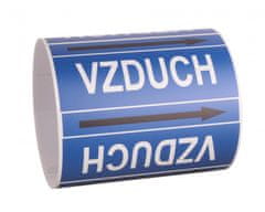 Traiva Páska na značenie potrubia Signus M25 - VZDUCH Samolepka 130 x 100 mm, délka 1,5 m, Kód: 25847