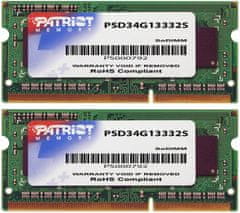 Patriot Pamäť DDR3 4GB SL 1333 SO-DIMM