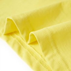 Vidaxl Detské tričko žlté 116