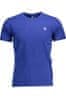  Perfektné Pánske Tričko Krátky Rukáv Modrá Farba: Modrá, Veľkosť: XL