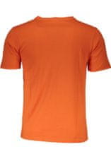 GAS  Perfektné Pánske Tričko Krátky Rukáv Oranžová Farba: oranžová, Veľkosť: L