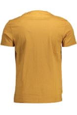Timberland  Perfektné Pánske Tričko Krátky Rukáv Hnedá Farba: hnedá, Veľkosť: 2XL