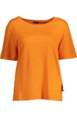 Gant  Perfektné Dámske Tričko Krátky Rukáv Oranžová Farba: oranžová, Veľkosť: L