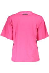 Cavalli Class  Perfektné Dámske Tričko Krátky Rukáv Ružová Farba: ružová, Veľkosť: XS