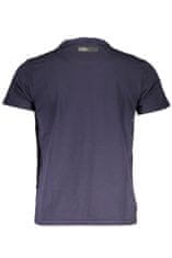 PLEIN SPORT  Perfektné Pánske Tričko Krátky Rukáv Modrá Farba: Modrá, Veľkosť: XL
