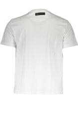PLEIN SPORT  Perfektné Pánske Tričko Krátky Rukáv Biela Farba: Biela, Veľkosť: XL