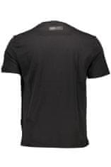 PLEIN SPORT  Perfektné Pánske Tričko Krátky Rukáv Čierna Farba: čierna, Veľkosť: XL