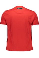 PLEIN SPORT  Perfektné Pánske Tričko Krátky Rukáv Červená Farba: červená, Veľkosť: 2XL