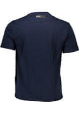 PLEIN SPORT  Perfektné Pánske Tričko Krátky Rukáv Modrá Farba: Modrá, Veľkosť: 2XL