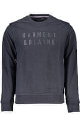 Harmont & Blaine  Perfektná Pánska Mikina Modrá Farba: Modrá, Veľkosť: L