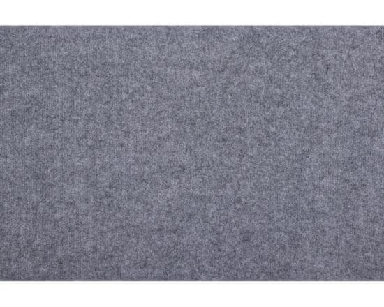 Betap AKCIA: 400x700 cm SUPER CENA: Sivý výstavový koberec Budget metrážny (Rozmer metrového tovaru Bez obšitia)