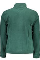 GianMarco Venturi  Perfektná Pánska Mikina na zips Zelená Farba: Zelená, Veľkosť: 2XL