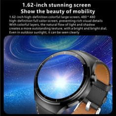 Smart Plus Inteligentné hodinky S20 Max 1,62 palca - Bluetooth hovory, kompas, NFC, AI hlasové funkcie, bezdrôtové nabíjanie, šport a fitness sledovanie pre mužov