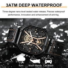 Smart Plus POEDAGAR 922 Pánske štvorcové hodinky s chronografom: Spojenie elegancie a presnosti