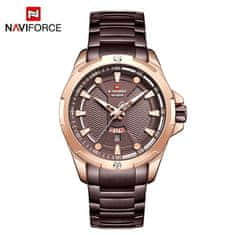 Smart Plus Pánske hodinky NAVIFORCE NF9161 Fashion Quartz: Nenáročná elegancia z nehrdzavejúcej ocele pre moderného gentlemana