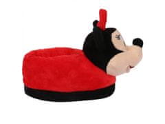 Disney DISNEY Minnie Mouse - Mäkké, teplé slipovacie papuče pre dievčatá s 3D motívom. 28-29 EU