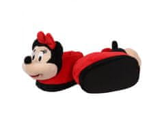 Disney DISNEY Minnie Mouse - Mäkké, teplé slipovacie papuče pre dievčatá s 3D motívom. 25-27 EU