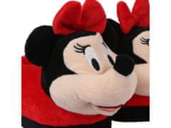 Disney DISNEY Minnie Mouse - Mäkké, teplé slipovacie papuče pre dievčatá s 3D motívom. 22-23 EU
