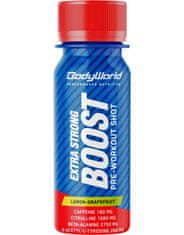 BodyWorld Boost Shot 80 ml, citrón-grep