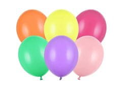 WOWO Balóny Pastelové Silné v Mixe Farieb, 27 cm, Balenie 100 kusov
