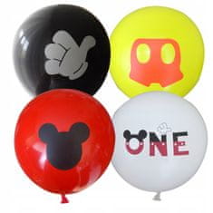 Inny Sada balónov Mickey Mouse 4 kusy Narodeninová párty