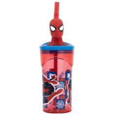 Stor Plastový 3D pohár s figúrkou Spiderman, 360ml, 74766