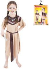 Karnevalový kostým Indiánka vel. S - 4-6 rokov (110-116 cm)
