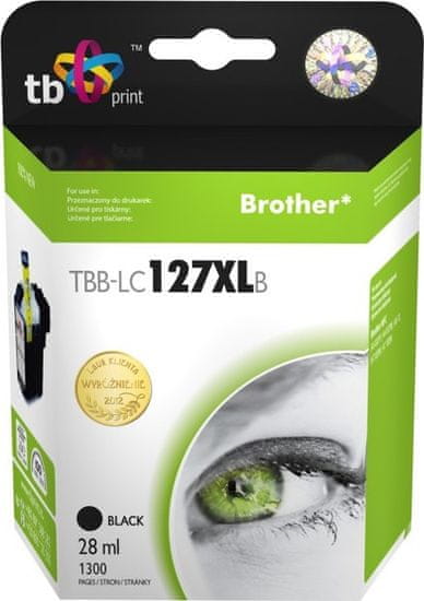 TB Group Ink.kazet kompatibilni s Brother LC127XLB 100% new