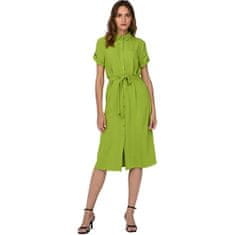 Jacqueline de Yong Dámske šaty JDYLION Regular Fit 15287297 Lima Bean Green (Veľkosť S)