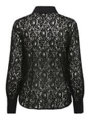 Pieces Dámska košeľa PCMIRA Regular Fit 17147581 Black (Veľkosť XL)