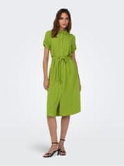 Jacqueline de Yong Dámske šaty JDYLION Regular Fit 15287297 Lima Bean Green (Veľkosť S)