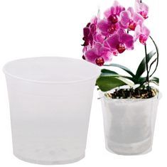 RIM Plastový výrobný kvetináč na orchidey 17 cm
