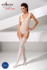 Passion Bodystocking Passion BS051 - biely sexy bodystocking