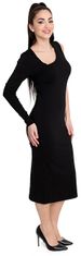 ONLY Dámske šaty ONLINA Standard Fit 15302675 Black/One Sleeve (Veľkosť XS)
