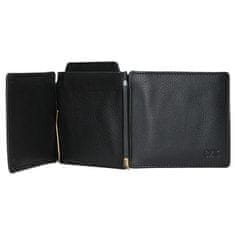 Lagen Lagen 50371 čierna kožená slim peňaženka