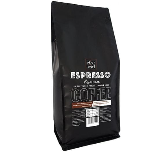 Pureway Espresso zrnkova káva Pureway 1kg PREMIUM