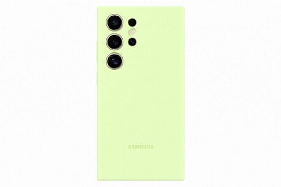 SAMSUNG Silikónový zadný kryt pre Samsung Galaxy S24 Ultra EF-PS928TGEGWW, svetlo zelený